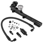 High-flow Fuel Rail Kit With Pressure Regulator Gauge For Honda B-series