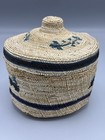 Vintage Wonderful Makah Northwest Coast Sea Monster Covered Basket