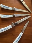 Vtg  1970   s Blue Cornflower 12 Piece Sheffield Lifetime Cutlery Knives Kitchen