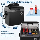 32qt 30l Electric Cooler   Warmer Portable Car Refrigerator 12v Car Cooler New