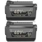 2 Pack For Ryobi 40v 9 6ah Battery High Capacity Lithium Ion Op4080a Op4012a New