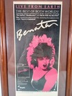 Pat Benetar  Live From Earth  Rock Concert Promo Ad 1983 Rolling Stone  Framed