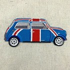 British Flag Car Patch Union Jack Automobile Mini Cooper Embroidered Iron-on New