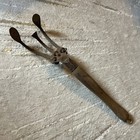 Antique Gardening Hand Hoe Rake Digging Tool Garden Cultivate Dig Steel Iron   