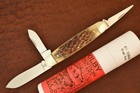 Kilby Tradition Pine Knot Ky Brown Bone  cattle Of A Thousand Hills  Stock Knife