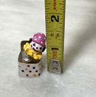 Dollhouse Miniature Jack In The Box Clown Hand Painted Artisan Toy 1 12