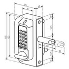 Borg Locks Bl3030 Mini Gate Lock Back To Back  bl3030mg 