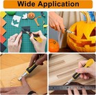 16 Pcs Exacto Knife Set  3 Craft Knife And 13 Sk5 Steel Blades  Precision Hobby