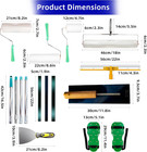 Spiked Roller For Self Leveling  Epoxy Roller Kit With Spiked Roller With Splash