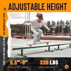 Portable 99  Skate Rail Skateboard Ramp Grind Rail For Scooters   Inline Skates