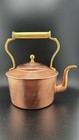 Vintage Pure Copper And Brass Handle Tea Kettle