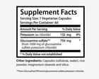 Energy Supplement Organic - Glucosamine Sulfate 1b - Glucosomine Chondroitin Msm