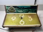 Nice Old Vintage Rare Pearl Beer Light Sign Clock 1100 Spring Bar Antique
