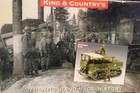 King  country Bba019 54mm Ww2  M5 American High Speed Tractor W 2 Figs Mib Oop