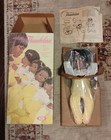 Vtg Ideal Wake Up    thumbelina    Baby Doll  1976 Dark Skin Hair Box   Instructions