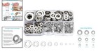 Assorted 800 Pcs Stainless Steel Fender Washers - Durable And Rust-resistant
