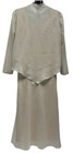 Vtg Metaphor Size 18 Mother Of The Bride 2pc Semi Sheer Jacket Dress Embellished