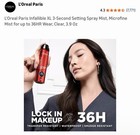 L   oreal Infallible 3-second Setting Mist 3 9 Oz Single 100  Authentic Buy It Now