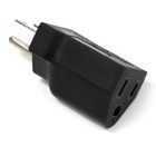 2pc 110v To 240v Us Electrical Converter 3prong Plug Adapter 15a 6-15p To 5-15r