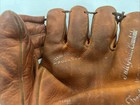 Vintage Rawlings Mickey Mantle Baseball Glove Leather 1950s 1960s Rht Well Used