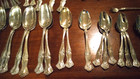 71 Pc 1847 Rogers Bros Vintage Grape Silverplate Flatware   Serving Pieces