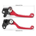Crf Logo Cnc Red Pivot Brake Clutch Levers For Honda Crf125f 2014-2026 Crf 125f