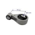 Engine Motor Transmission Mount Front Rear 2008-2013 Rogue L4 2 5l 4wd  Black 