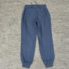 Pact Canopy Pants Women Small Blue Organic Cotton Linen Blend Jogger Coastal