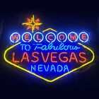 24 x24 welcome To Fabulous Las Vegas Nevada Neon Sign Light Windows Hanging Gift