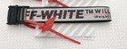 Off-white Men Silver Industrial Logo Buckle Woven Belt One Size    