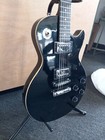 Vintage Memphis Japan Lp Single Cut Electric Guitar  Emg Pickups Black 