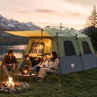 Night Cat 8-person Camping Tent Large Waterproof Cabin Hot Tent With Stove Jack
