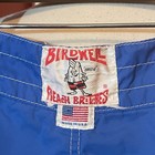 Birdwell 9  Men s Vintage Blue Beach Britches Usa Made Swim Trunks Board Shorts