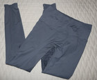 Equestrian Horze Womens Gray Riding Tights Leggings Silicone Knee Size Us 8 Nwot
