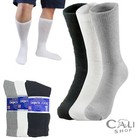 6-12 Pairs Men Diabetic Crew Socks Health Circulatory Cotton 9-11 10-13 13-15