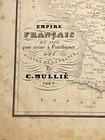 Historical Map 1836 France En 1813 Napoleon Europe Antiquarian Bookshop Colle   
