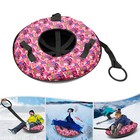 Inflatable Sledding Tube Oxford Cloth Winter Outdoor Skiing Play Snow Sled 80cm