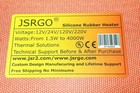 Silicone Rubber Heating Pad Heater 720w 24 x24  W Digital Temperature Controller