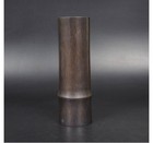 Vintage Japanese Bronze Vase Bamboo Shape Jar Figurine Ikebana Pot Art 6 7in