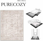 8x10 Area Rug Non Slip Large Vintage Living Room Distressed Washable Carpet Trad
