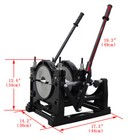 Open Box  2 48-7 87  Hand-push Pipe Welder 2 Clamp Fusion Welding Machine 110v