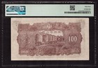 1944 China  Central Bank Of Manchukuo  100 Yuan  Pick-j138a  Pmg 64 Unc