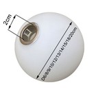 0 8in 2cm Opening G9 Glass Lamp Shade Replacement Matte White Globe Thread Cover