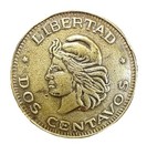 Argentina Souvenir 2 Dos Centavos 1894 Silver  Rare  7 8g  900 Patria Y Libertad