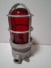 Appleton Electric Explosion Proof Red Glass Light Industrial Vintage