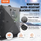 Vevor 1-2 Person Ourdoor Portable Ice Shelter Pop-up Ice Fishing Shanty Tent