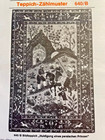 Vintage Htf Burda Zahlmuster  640 B The Prince Needlepoint Pattern Nos