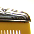 Vintage German 800 Silver Comb