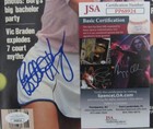 Billie Jean King Tennis Champ Signed autographed 1980 Tennis Magazine Jsa 160620