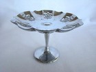 5 Vintage Farber Ware Krome-kraft Chrome Serving Pieces  Basket  Creamer  Candy